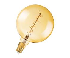 OSRAM Vintage Edition 1906 Ampoule LED Ã Filament Spirale | Culot E27 | Forme Globe 200mm Or AmbrÃ©e | Dimmable | Blanc Chaud 2000K | 5W (Ã©quivalent 28W)