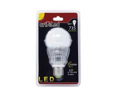 Artesolar 05048A-1 Ampoule globe 9 W, 3000 K, 180o E27, Blister