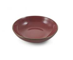 Villa DEste Home Tivoli 2195291 Royal Passion Lot de 6 assiettes creuses en grÃ¨s Rose antique