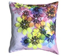 ROSANNA SPRING CO155FLRO Coussin Fleur Origami Rose 50 x 50 x 18 cm