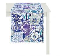 Apelt Chemin de Table, Coton, Bleu