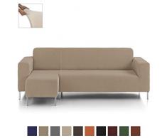 Eiffel Textile NÃ®mes Chaise LongueÂ âÂ Housse canapÃ© Bras Court Gauche 240 x 195 x 2 cm Beige