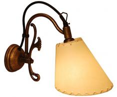 Ivintage Rochester Applique murale rustique, marron, 16Â x 36Â cm