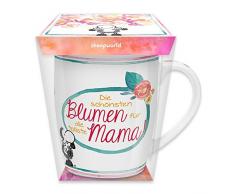 Sheepworld 44568 Tasse, Porcelaine, Mehrfarbig, 8,7 x 8,7 x 10,5 cm