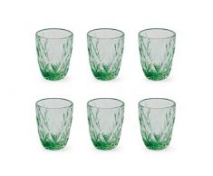 Villa DEste Home Tivoli 2191026 Set de verres à eau, verre