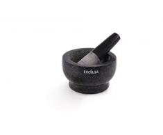 Excelsa pesto Mortier avec pilon en granit, noir