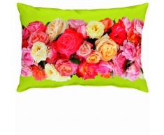 Apeltstoffe 4049_35 x 50_40 Coussin rembourré Motif Impression numérique/par env. 35 x 50 cm (Vert/Multicolore)