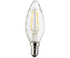 Müller-Licht LED Forme de bougie, Verre, weiÃ, E14, 2 wattsW, 230 voltsV