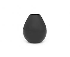 Zilverstad Como Vase en céramique Noir mat/brillant Taille moyenne