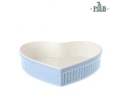 PORCELLANA Cupido Cm25X24 GB Azur Plat Ã Four Cupido Heart