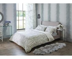 Harlequin Meso Housse de Couette Oyster, 100% Satin de Coton, 200 Fils/cmÂ², Oyster, Super King Size