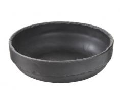Revol 641094 Assiette Gourmande Basalte Porcelaine Noir Brut 5 cm