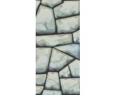 PeelitStickit ID-045Â 60Â Largeur x Hauteurâ¯: 130Â cm Motif Pierre de Haute qualitÃ© Mural en Vinyle Papier Peint Mural