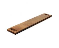 The Just Slate Company JS/A/HSB/UB Planche de service en bois avec manche en acacia