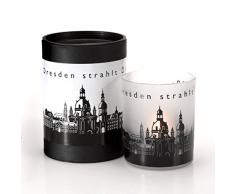 Stadtbummler 58089 Photophore en verre Motif Dresde