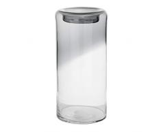 Aufora H0103Â a fumÃ©e Tall Vase en verre, Noir