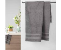 douceur dinterieur Excellence DRAP DE DOUCHE, Gris, 70 x 130 CM