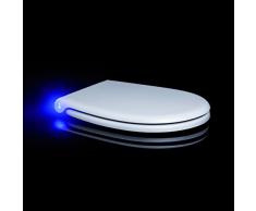 Tatay Abattant WC avec Support LED, Blanc