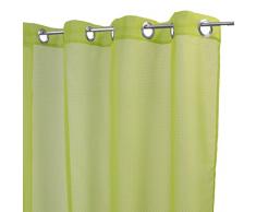 HomeMaison Voilage à Pois Floqués, Coton, Anis, 250x140 cm