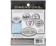 DIMENSIONS Ãtiquette pour Bocal 100% Coton Blanc 14 x 11 x 1 cm