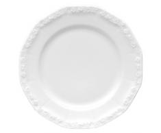 Rosenthal 10430-800001-10217 Assiette Plate 17 cm, Porcelaine, Blanc