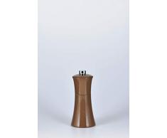 Bisetti Art. Code-77121 Verona Moulin à Poivre Bois Laqué Chocolat, Marron, Taille Unique