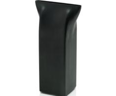 Alessi Ash01 B Pinch Vase Vase en Acier Inoxydable 18/10 avec Revêtement en Pvd, Noir