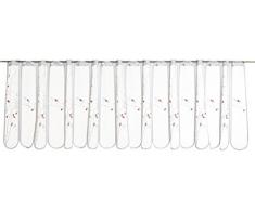 Anna Cortina 8861839PC.60x250 Voilage Brise bise colorÃ© Motif cynorhodon 60 x 250Â cm