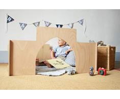 Sabre de bois jouet ChÃ¢teau vernis Cabane Bois Incolore Playhouse tente 100 x 100 x 50 cm