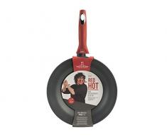 H & H Alessandro Borghese Red Hot Wok 28 noir/rouge