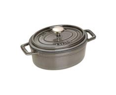 Staub 1101518 Cocotte Ovale Gris Graphite 15 cm