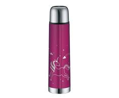 Alfi Bouteille Isotherme Isot Herm Eco Licorne 0, 75L, Acier Inoxydable, Rose, 8,4Â x 9Â x 31,5Â cm