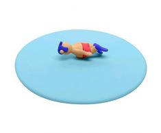 Lurch 210944 Couvercle de Tasse My lid-Beach Boys/Tim Taucher 8 pcs, Silicone, Multicolore, 20 x 15 x 10 cm