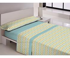 Gale Hayman Style Libela Ãvila draps, algodÃ³n-poliÃ©ster, Vert, 205Â x 150Â x 3Â cm