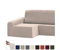 Eiffel Textile Le Havre Chaise LongueÂ âÂ Housse canapÃ© Bras Long Gauche 280 x 195 x 2 cm Blanc Ivoire