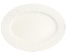 Villeroy & Boch Cellini Plat de service ovale, Porcelaine Premium, Blanc