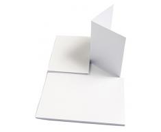 The Paper Palace Le Palais de Papier 20 Cartes et enveloppes nacrées, Blanc