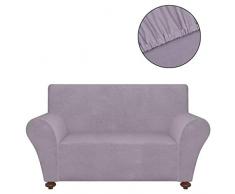 vidaXL 131086 Housse de canapé Universelle en Jersey Stretch Gris Taille Unique