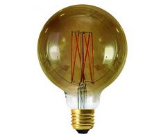 Girard Sudron 715985-LED Globe G125 Ampoule LED Filament E27 Blanc Chaud 200 Lumens Dimmable 4 W Fumé