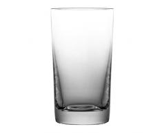 Crystelle aljulia 4341 Long Drink Verre, Cristal, 220 ML, 6, 5 x 12 cm, 6 unités