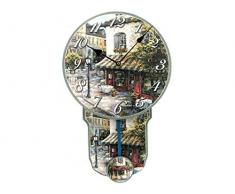 Home Bistro Horloge Ã Pendule, Bois, Multicouleurs