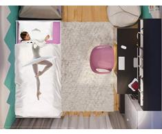 Italian Bed Linen Parure de lit Enfant numérique 1 Place 1 Posto Ballerina