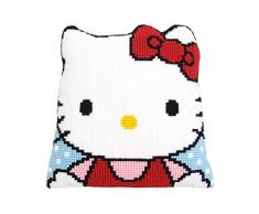 Kit coussin modelé au point de croix Hello Kitty