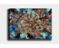 Bonamaison Peinture sur toile, multicolore, 30 x 40 cm - Conçu et fabriqué en Turquie