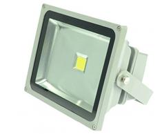 scharnberger + Lapin jambe 15015Â A, Ã©cran LED Spot aluminium, 50Â W, gris, 29Â x 23,6Â x 18,3Â cm