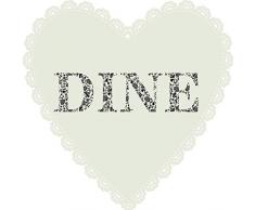 Indulge Adonner Hy278456 Lazer Cut Dine CÅur napperons Sets de Table (Lot de 2)