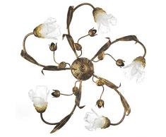 Onli Arianna Plafonnier 5 lumières Bronze