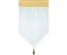Deco&Co DÃ©coration intÃ©rieure naturelle - Brise Bise Dentelle Safran, 45cm x 70cm