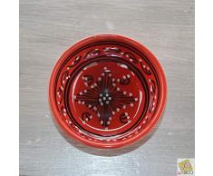 Bol Tatoué rouge - D 18 cm