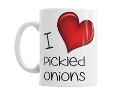 Gift Original I Love décapé Onions Café Thé Chocolat Chaud Mug Anniversaire Bureau Cadeau